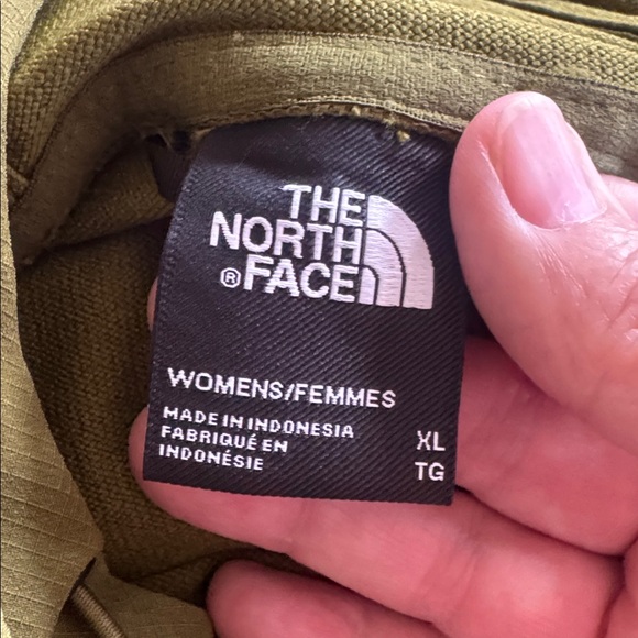 The North Face Willow Stretch windwall pullover hoodie Green Forest olive XL - Picture 14 of 14